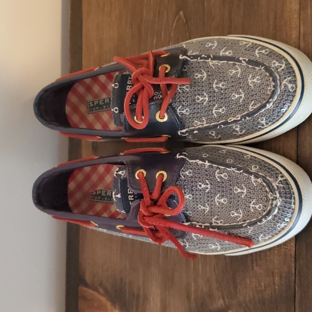 Nautical Patterned Ladies Sperry Top-siders